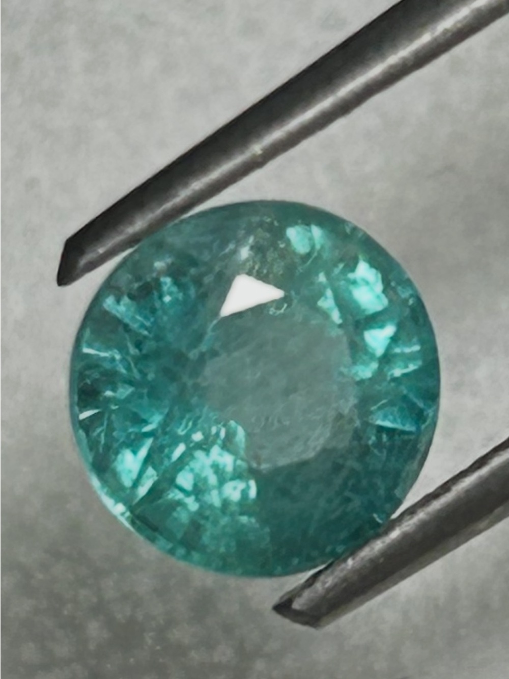 1.35 ct Natural Loose 7mm Round Emerald Gemstone W/ Tags!